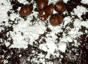 Gambar Kek Coklat Dalam Mangkuk Guna Microwave (Sukatan cawan)
