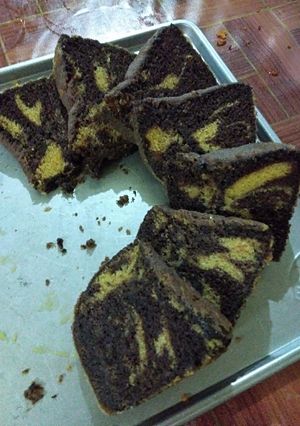 Foto resep Bolu kik zebra
