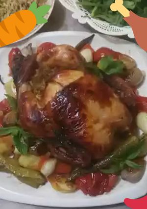 صورة لوصفة فراخ مشوية بخلطه الصويا