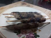 Una foto de kebab turco