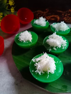 Foto resep Kue Lumpang Pandan Khas Palembang