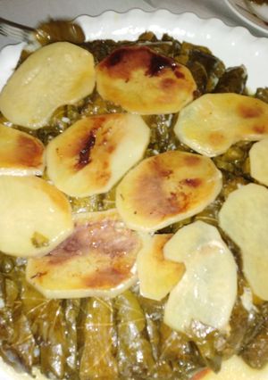 صورة لوصفة ورق عنب يلنجي