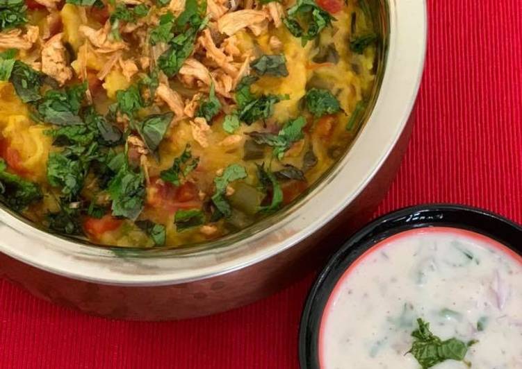 Healthy Yellow Moong Daal Veggie Khichadi