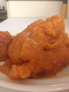 Una foto de Chicharrón en salsa roja