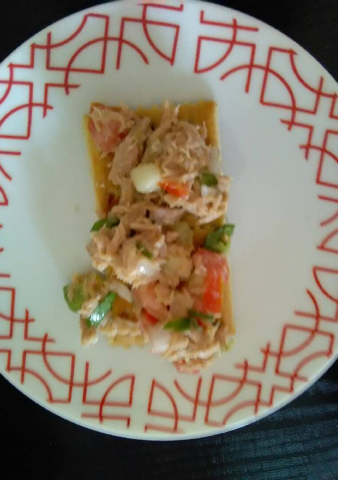 Una foto de Ceviche de atún con pepino