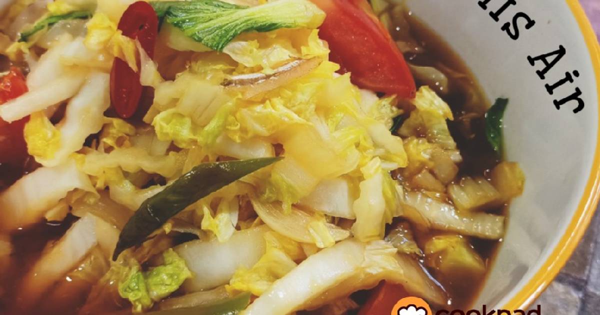 Resipi 🥗sayur Kubis Cina Tumis Air Oleh Mamy Kitchen89 Cookpad