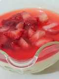 Super crema con fresas (dieta)