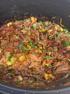 A picture of Slow Cooker Ropa Vieja.