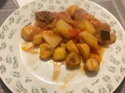 Uma foto de batata entrecosto