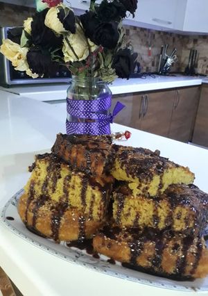 عکسی از دستور کیک یک تخم مرغی مرضیه پز