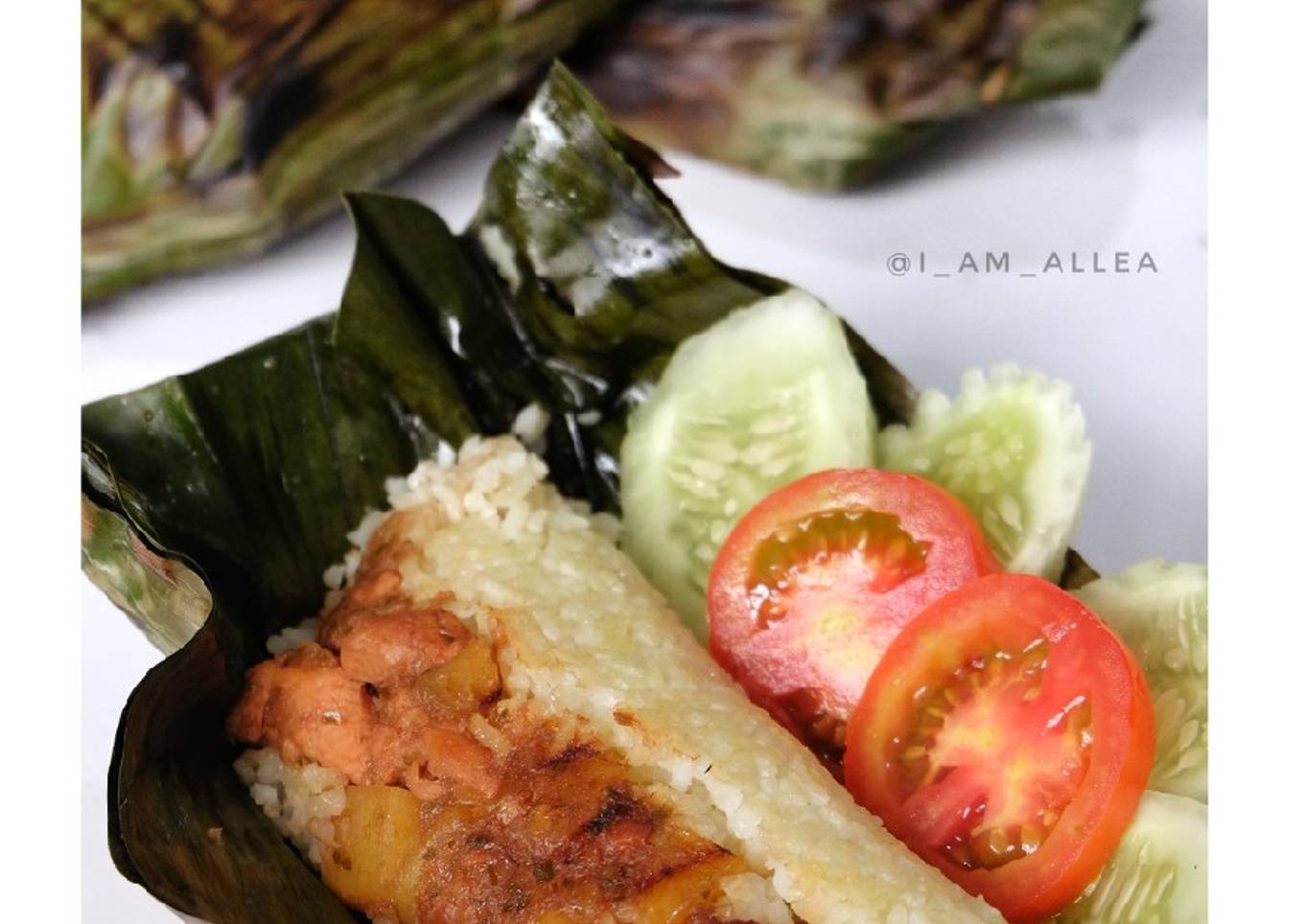 Nasi Bakar Ayam Kentang