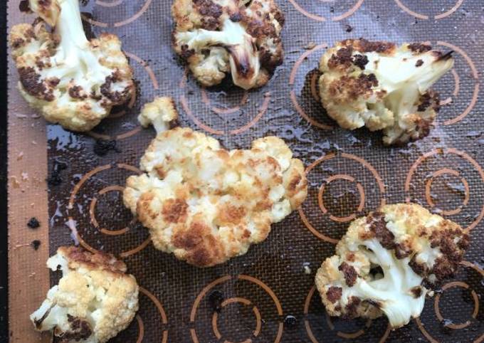 Oven Roasted Cauliflower Chunks