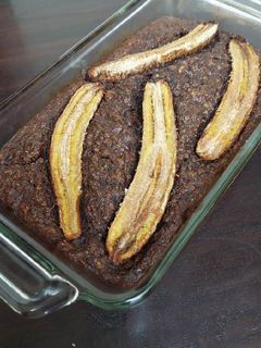 Foto resep Choco Oat Banana Cake (no mixer, no sugar)
