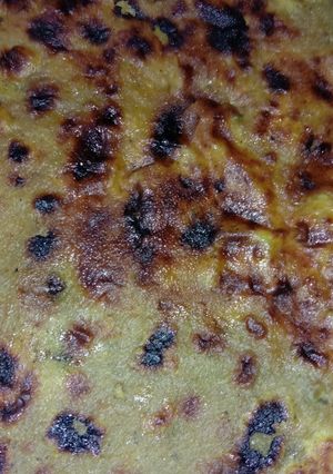 A picture of Leftover Dal parantha.