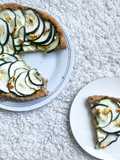 Tarte fraîche aux courgettes Gluten Free