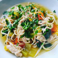 A picture of Chicken Noodle Soup.