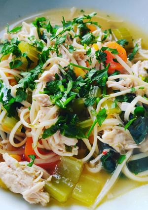 A picture of Chicken Noodle Soup.