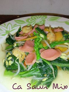 Foto resep Ca Sawi mix Pedas