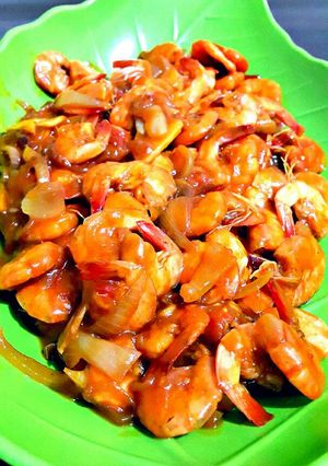 Foto resep Udang Pedas Manis