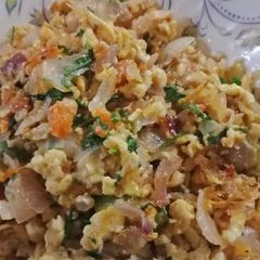 Scrambled egg (khakeena) A picture of Scrambled egg (khakeena).