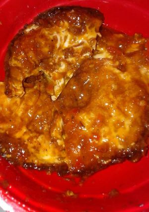 Foto resep Telur ceplok saus spageti