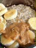 Papas de Aveia com Banana e Chocolate