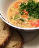 Low fat healthy clam chowder