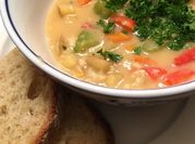 A picture of clam milk soup