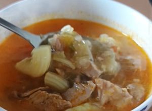 Una foto de Sopa de atún