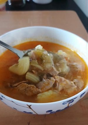 Una foto de Sopa de atún