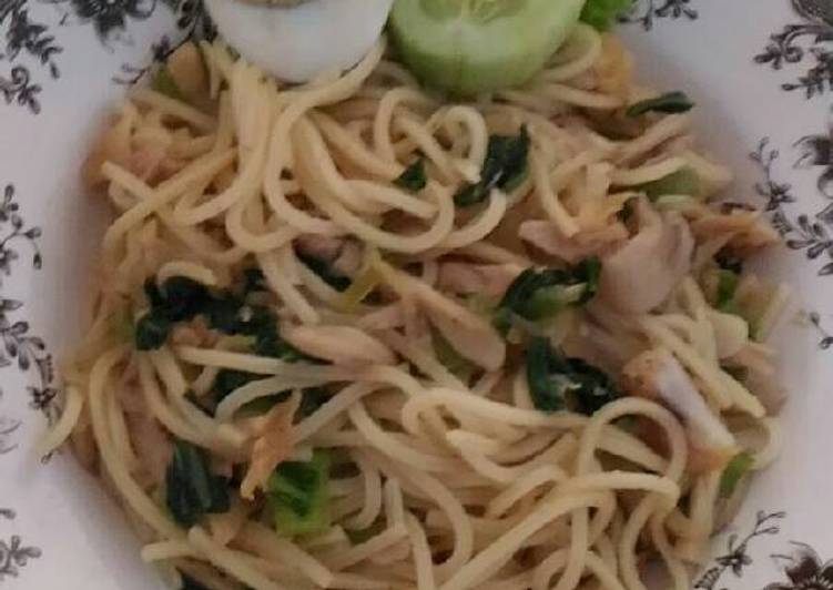 Resep Mie ayam spageti 🍝 yang Sempurna