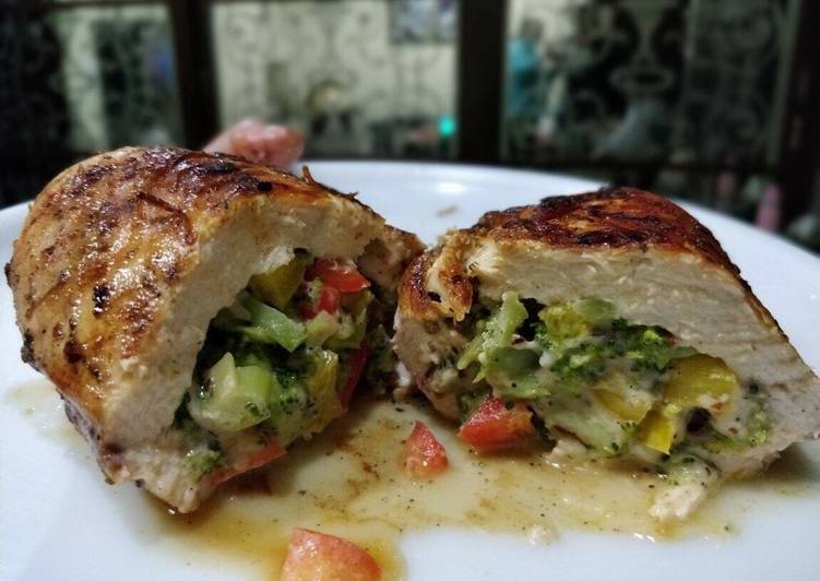 Recipe of Broccoli and cheese wrapped in chicken breasts in A Minutes for Mom