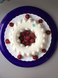Epres joghurttorta recept fotója