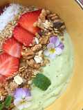 Smoothie al kiwi, avocado e mela verde