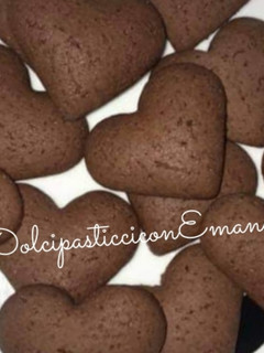 Foto di Biscotti Cuore al cacao