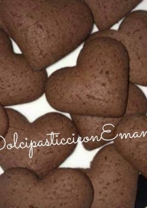 Foto di Biscotti Cuore al cacao