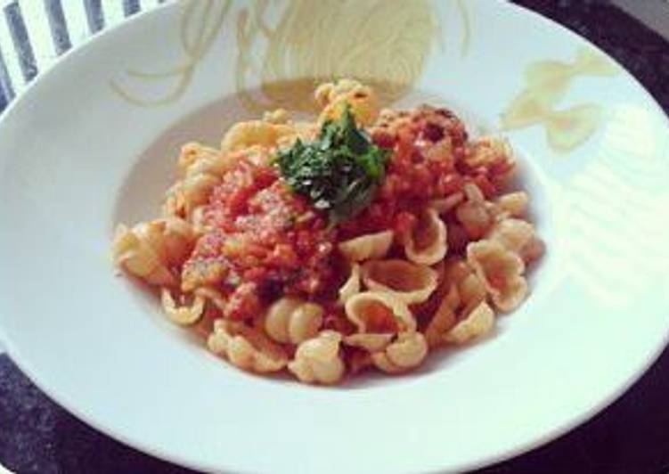 Pasta a la italiana con carne