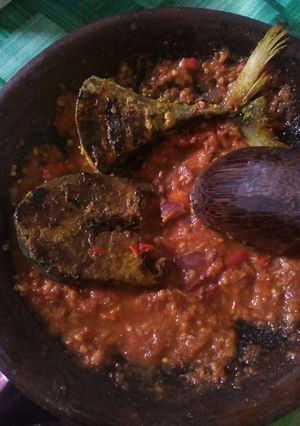 Foto resep Ikan tongkol bakar sambal terasi
