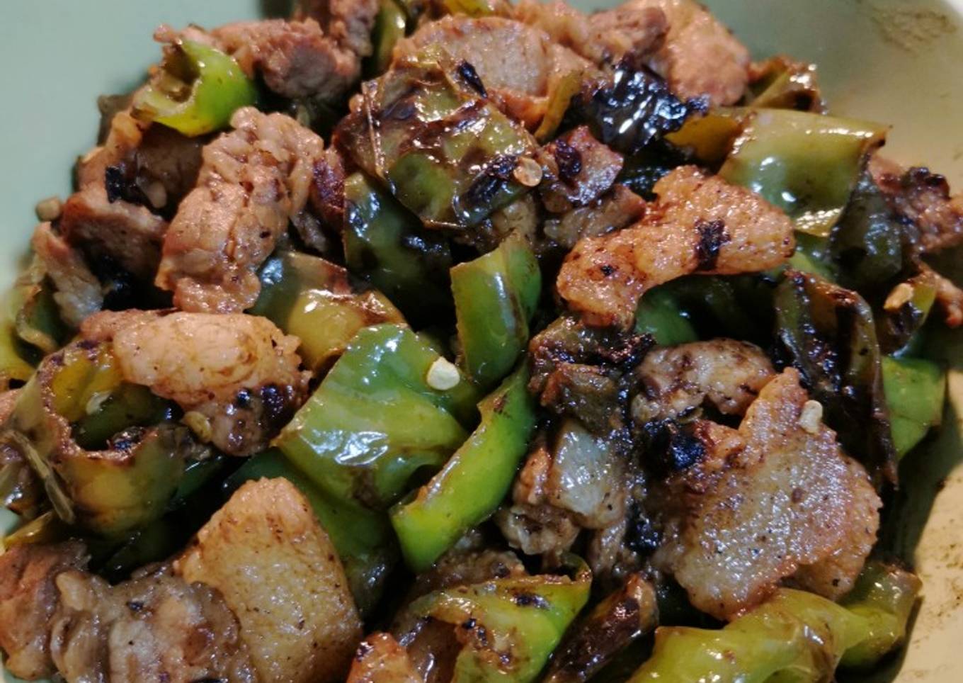 Daging Cah Cabe Ijo (农家小炒肉)
