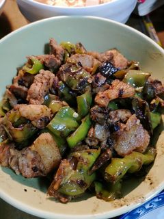 Foto resep Daging Cah Cabe Ijo (农家小炒肉)