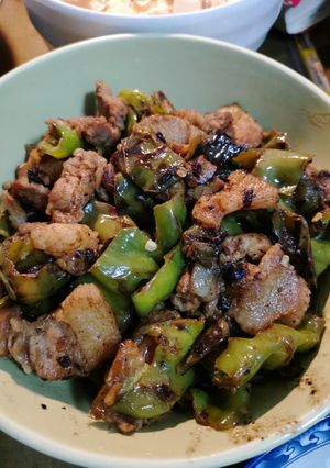 Foto resep Daging Cah Cabe Ijo (农家小炒肉)