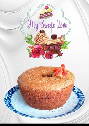Una foto de Budín de dulce de leche, coco y miel