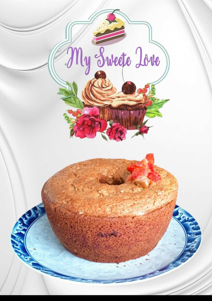 Una foto de Budín de dulce de leche, coco y miel