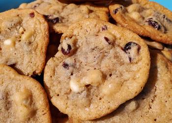 Ultimate, Prepare White Chocolate and Cranberry Cashew Cookies Delicious and Healthy