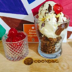 A picture of Ice-Cream, Biscuit, Pudding 🍨🍨.