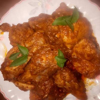 Pataka chicken Recipe by Farha Naaz - CookpadSharePrint-image