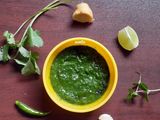 ধনেপাতা পুদিনা পাতার চাটনি (Dhone Pata Pudina Patar Chutney recipe in Bengali)