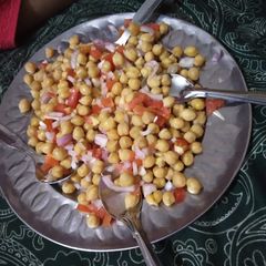 Chana chaat A picture of Chana chaat.