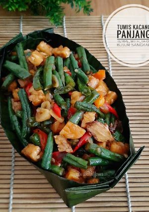 Foto resep 276. Tumis Kacang panjang Tempe