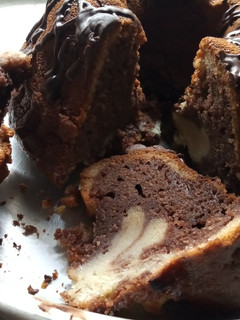 Una foto de Budín marmolado SIN HUEVOS